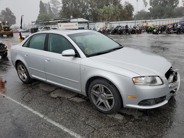 WAUAF78E08A137499 - 2008 AUDI A4 2.0T SILVER photo 1