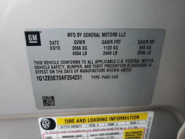 1G1ZE5E70AF254231 - 2010 CHEVROLET MALIBU LTZ ოქროსფერი ფოტო 10