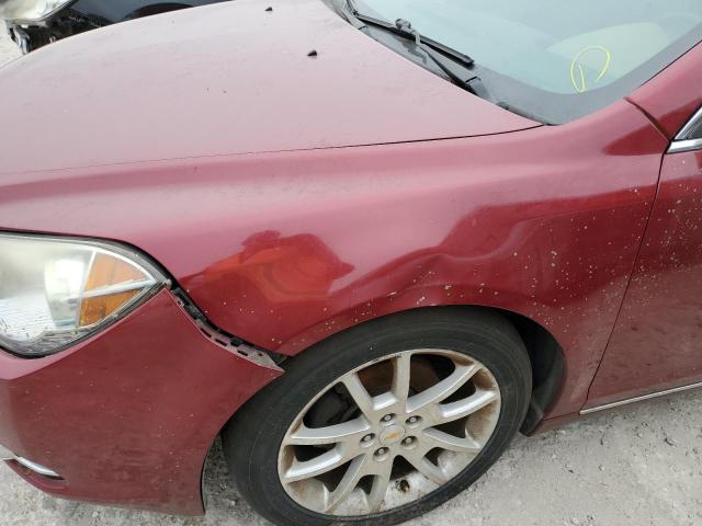 1G1ZE5E7XAF279735 - 2010 CHEVROLET MALIBU LTZ ბურგუნდია ფოტო 9