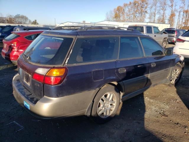 4S3BH675236614149 - 2003 SUBARU LEGACY OUT BLUE photo 4