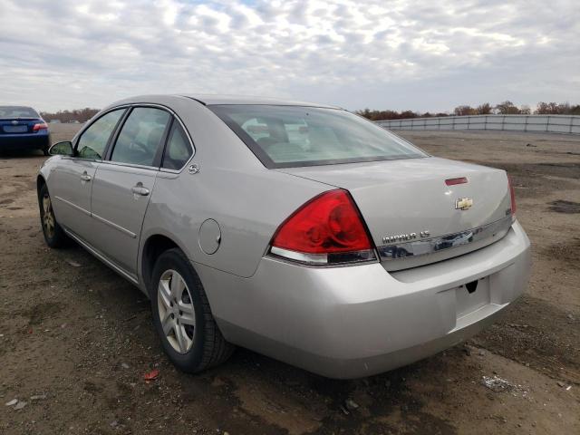 2G1WB58N889181053 - 2008 CHEVROLET IMPALA SILVER photo 3