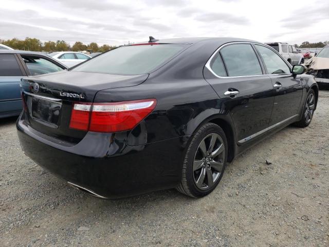 JTHDU46F685005466 - 2008 LEXUS LS 600HL BLACK photo 4