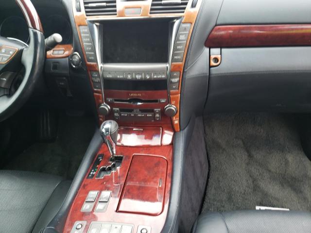 JTHDU46F685005466 - 2008 LEXUS LS 600HL BLACK photo 9