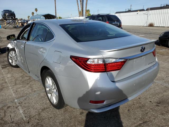 JTHBW1GG8E2058013 - 2014 LEXUS ES 300H SILVER photo 3