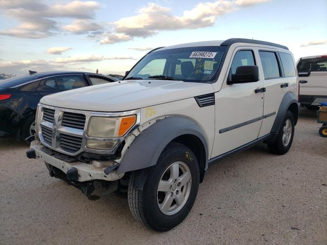 1D8GT28K77W568701 - 2007 DODGE NITRO SXT WHITE photo 2