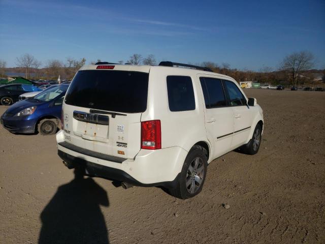 5FNYF4H92CB024544 - 2012 HONDA PILOT WHITE photo 4