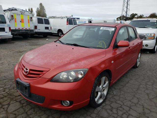 JM1BK343941133025 - 2004 MAZDA 3 RED photo 2