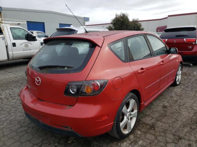 JM1BK343941133025 - 2004 MAZDA 3 RED photo 4