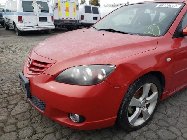 JM1BK343941133025 - 2004 MAZDA 3 RED photo 9