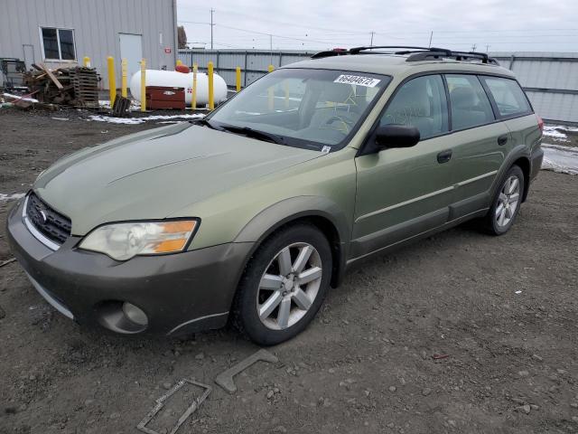 4S4BP61C377315159 - 2007 SUBARU LEGACY OUT GREEN photo 1