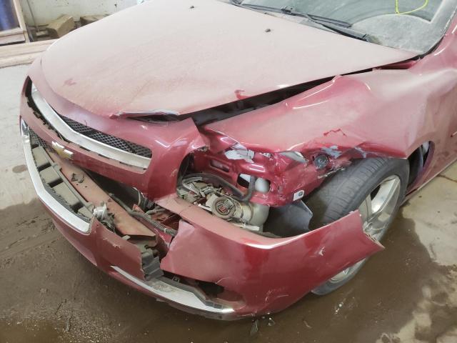 1G1ZC5E05CF351808 - 2012 CHEVROLET MALIBU 1LT მუქწითელი ფოტო 9