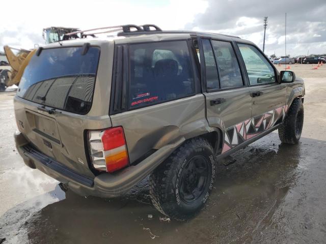 1J4GX78Y8WC190774 - 1998 JEEP GR CHEROKE GRAY photo 4