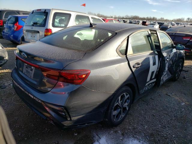 3KPF24AD3LE253449 - 2020 KIA FORTE FE GRAY photo 4