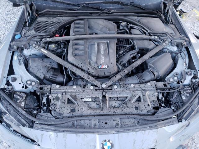 WBS33AY08NFL99719 - 2022 BMW M3 COMPETI GRAY photo 7