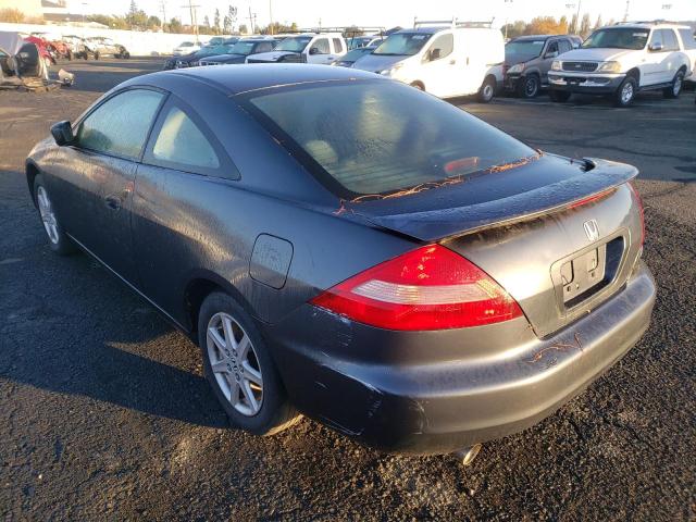 1HGCM82633A026299 - 2003 HONDA ACCORD CHARCOAL photo 3