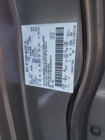 1FMEU74E56UB45573 - 2006 FORD EXPLORER E GRAY photo 10