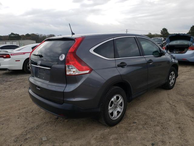 3CZRM3H3XDG710126 - 2013 HONDA CR-V LX GRAY photo 4