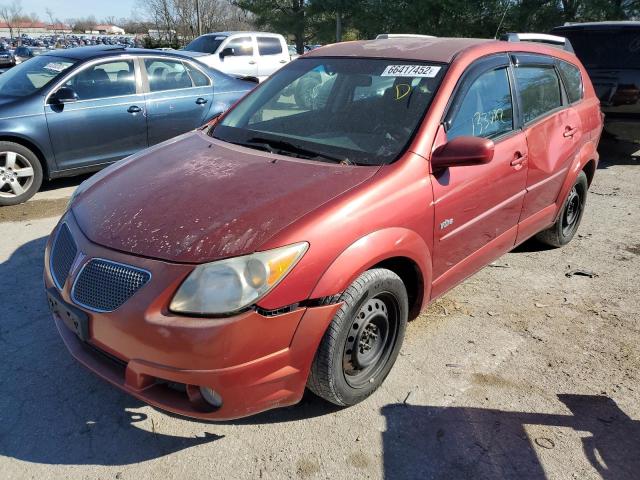 5Y2SL63875Z****** - 2005 PONTIAC VIBE RED photo 2