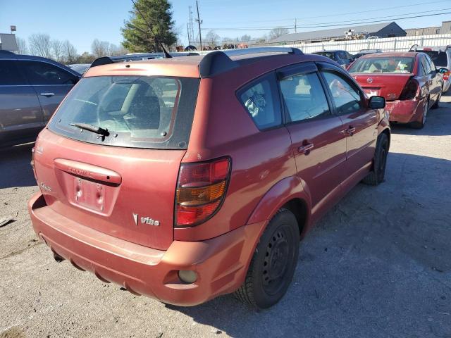 5Y2SL63875Z****** - 2005 PONTIAC VIBE RED photo 4