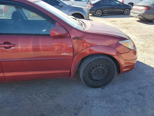 5Y2SL63875Z****** - 2005 PONTIAC VIBE RED photo 9