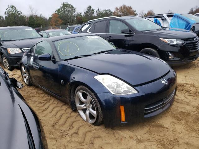 JN1BZ34D08M701190 - 2008 NISSAN 350Z COUPE BLUE photo 1