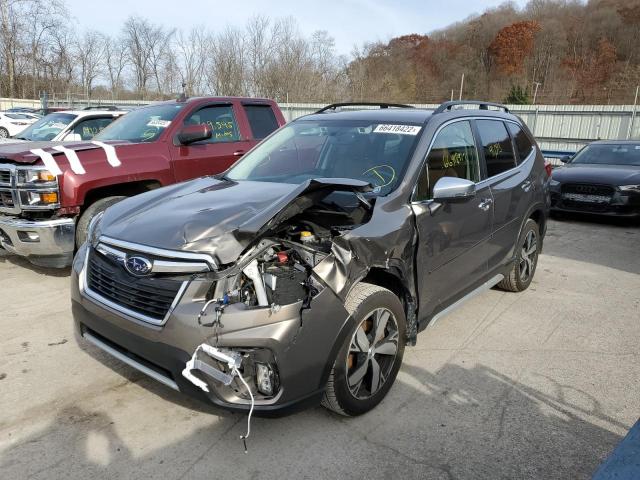 JF2SKAWCXKH482959 - 2019 SUBARU FORESTER T BROWN photo 2