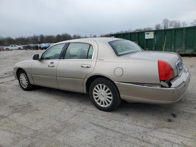 1LNHM82W13Y703289 - 2003 LINCOLN TOWN CAR S GOLD photo 2