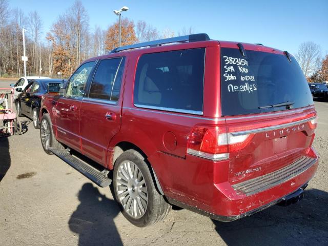 5LMJJ2LT8HEL01139 - 2017 LINCOLN NAVIGATOR 红色 照片 3