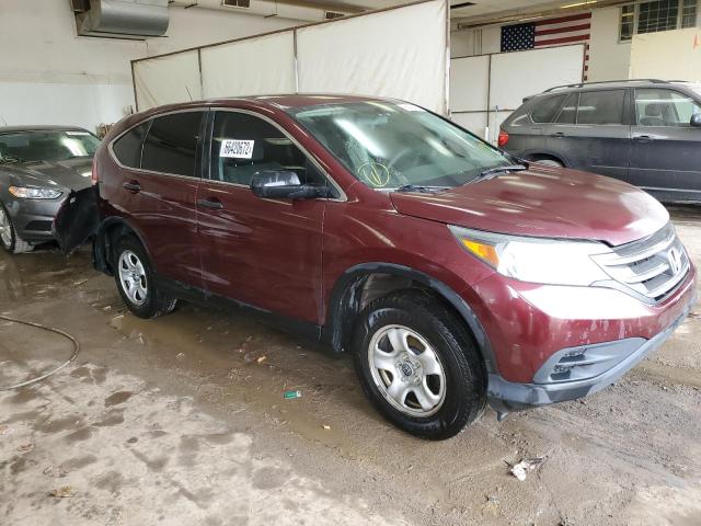 5J6RM4H36EL054565 - 2014 HONDA CR-V LX BURGUNDY photo 1