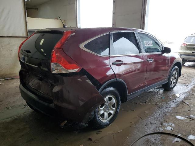 5J6RM4H36EL054565 - 2014 HONDA CR-V LX BURGUNDY photo 4