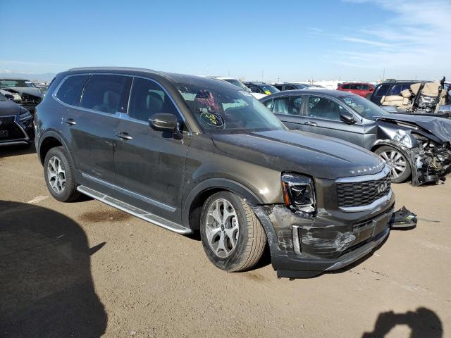 5XYP34HC6NG312496 - 2022 KIA TELLURIDE BROWN photo 1