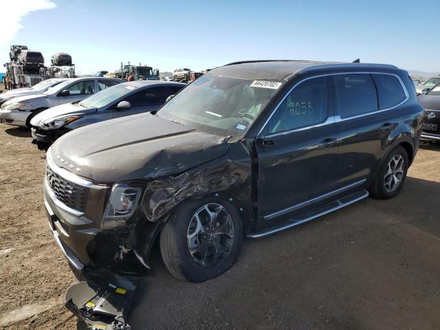 5XYP34HC6NG312496 - 2022 KIA TELLURIDE BROWN photo 2