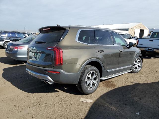 5XYP34HC6NG312496 - 2022 KIA TELLURIDE BROWN photo 4