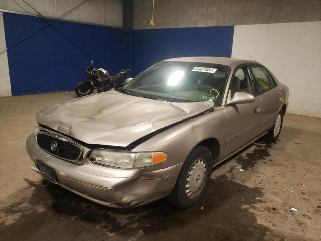 2G4WS52J711192025 - 2001 BUICK CENTURY CU TAN photo 2