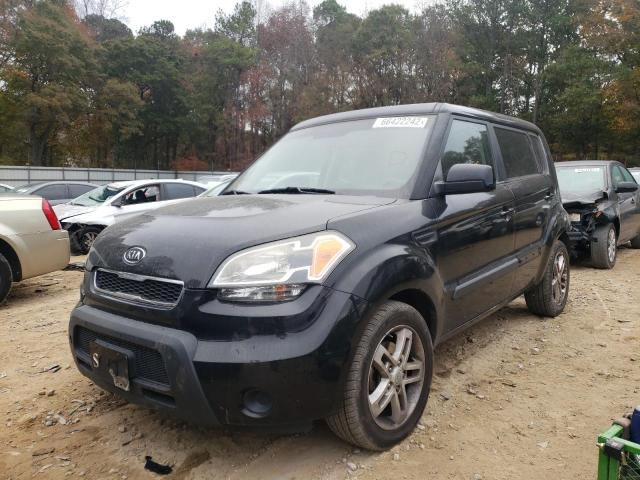 KNDJT2A28B7232864 - 2011 KIA SOUL BLACK photo 2