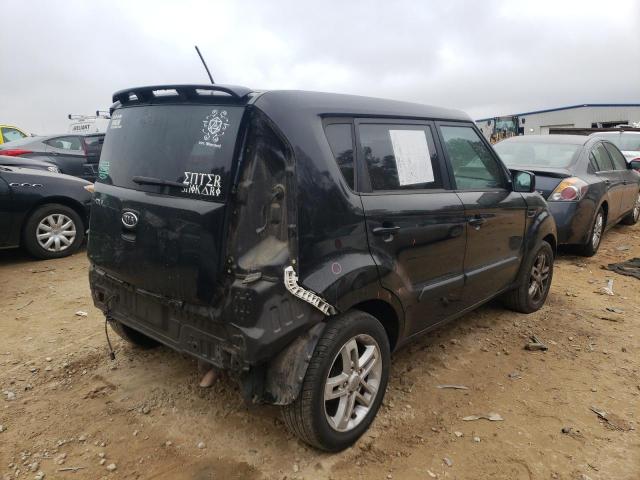 KNDJT2A28B7232864 - 2011 KIA SOUL BLACK photo 4