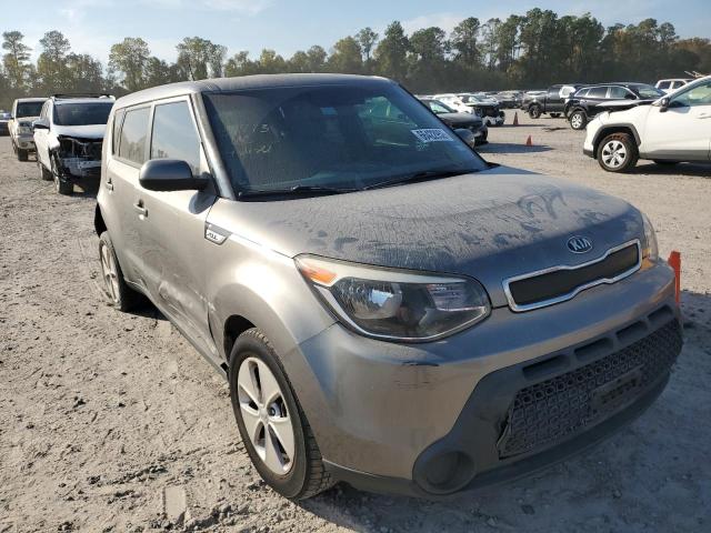 KNDJN2A27F7121514 - 2015 KIA SOUL GRAY photo 1