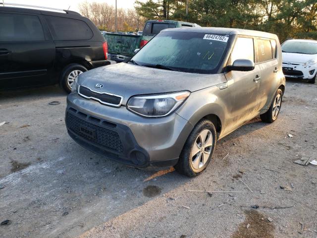 KNDJN2A27G7334500 - 2016 KIA SOUL GRAY photo 2