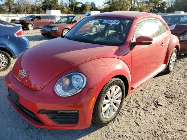 3VWFD7AT4KM706272 - 2019 VOLKSWAGEN BEETLE S RED photo 2