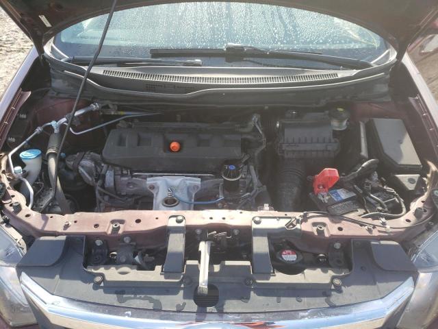 19XFB2F91CE026947 - 2012 HONDA CIVIC EXL 勃艮第红 照片 11