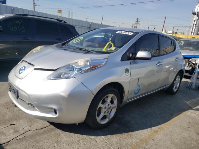 JN1AZ0CP6CT016311 - 2012 NISSAN LEAF SV SILVER photo 1