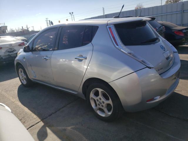 JN1AZ0CP6CT016311 - 2012 NISSAN LEAF SV SILVER photo 2