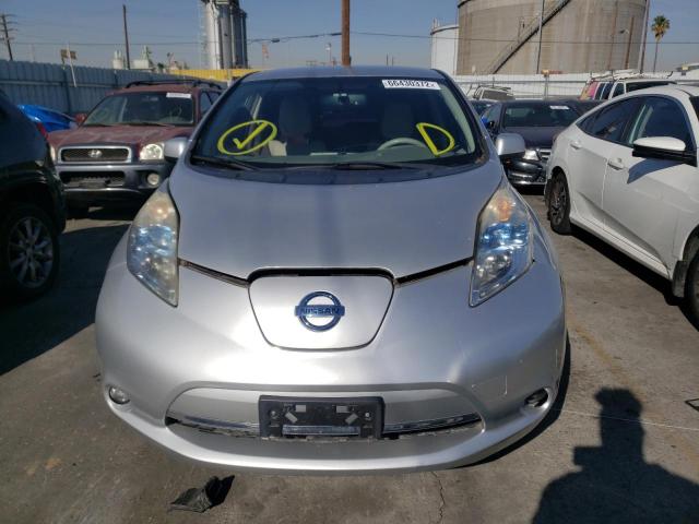 JN1AZ0CP6CT016311 - 2012 NISSAN LEAF SV SILVER photo 5