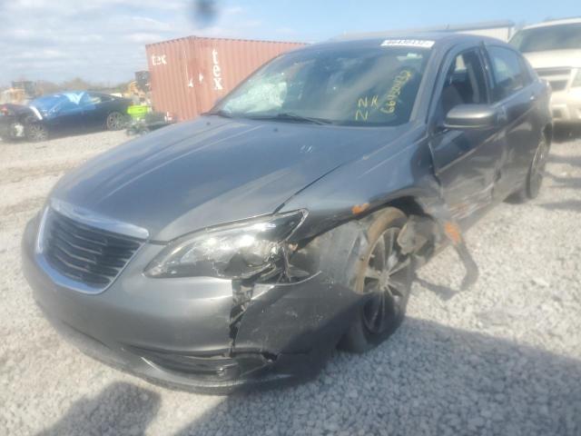 1C3CCBBG2DN715465 - 2013 CHRYSLER 200 TOURIN GRAY photo 2