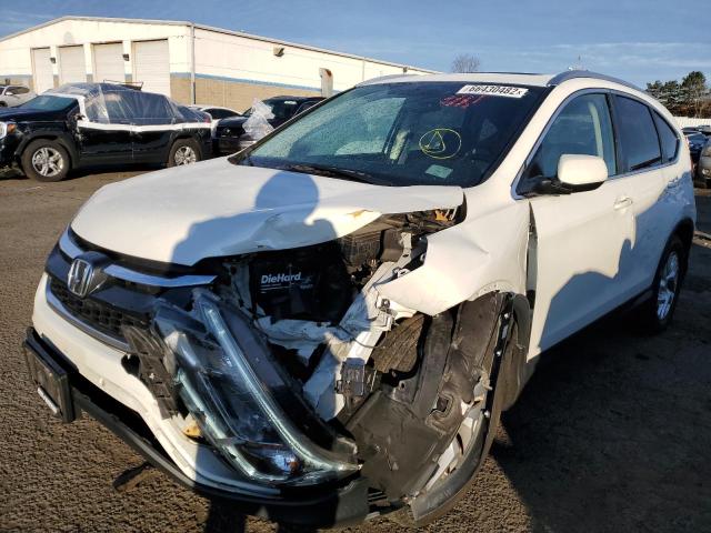 5J6RM4H7XFL073169 - 2015 HONDA CR-V EXL WHITE photo 1