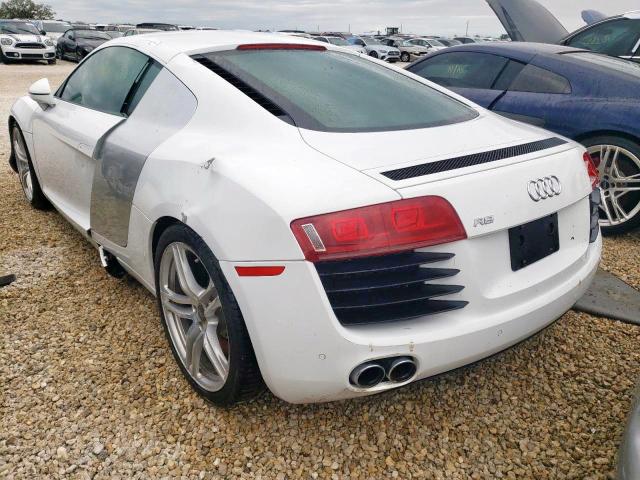 WUAAU34288N005499 - 2008 AUDI R8 4.2 QUA WHITE photo 3