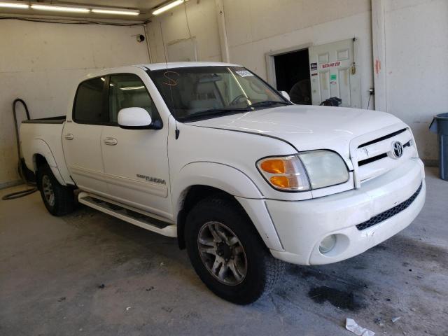 5TBDT48184S465845 - 2004 TOYOTA TUNDRA DOU WHITE photo 1