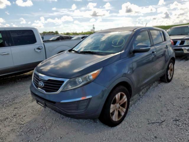 KNDPB3A27D7403643 - 2013 KIA SPORTAGE B GRAY photo 1