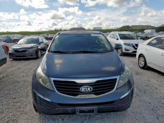 KNDPB3A27D7403643 - 2013 KIA SPORTAGE B GRAY photo 10