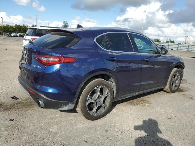 ZASPAJAN3K7C44769 - 2019 ALFA ROMEO STELVIO BLUE photo 3